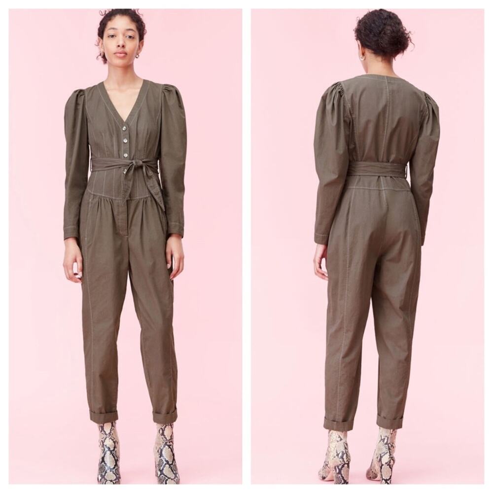 Rebecca Taylor La Vie Army Green Jumpsuit - NWT - Size Medium